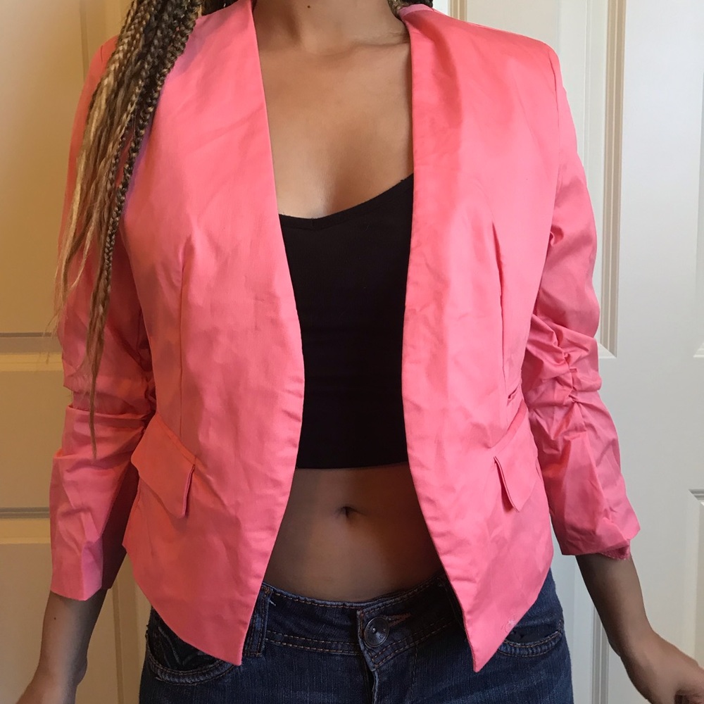 Pink blazer
